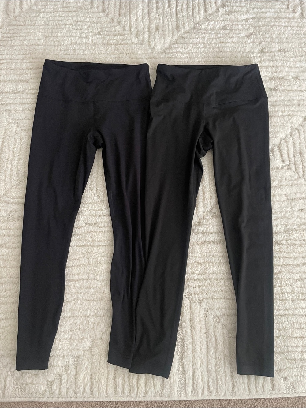 2 Pair Yogalicious Black High-Waist Leggings SMALL